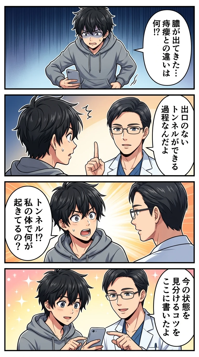 校門周囲膿瘍 痔瘻 違い
