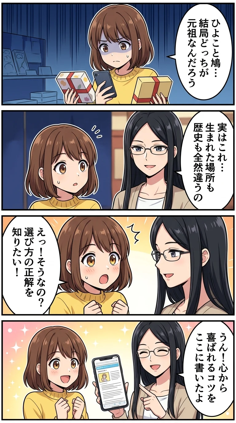ひよこサブレ 鳩サブレ 違い