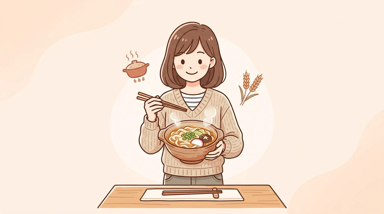 本場の食感を再現するはっとの作り方