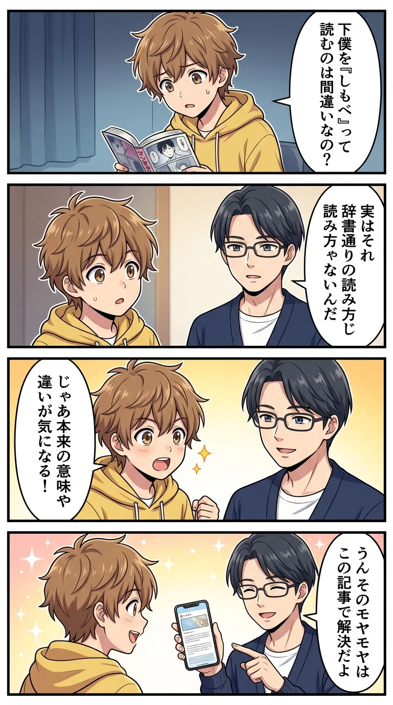 しもべ 下僕 違い
