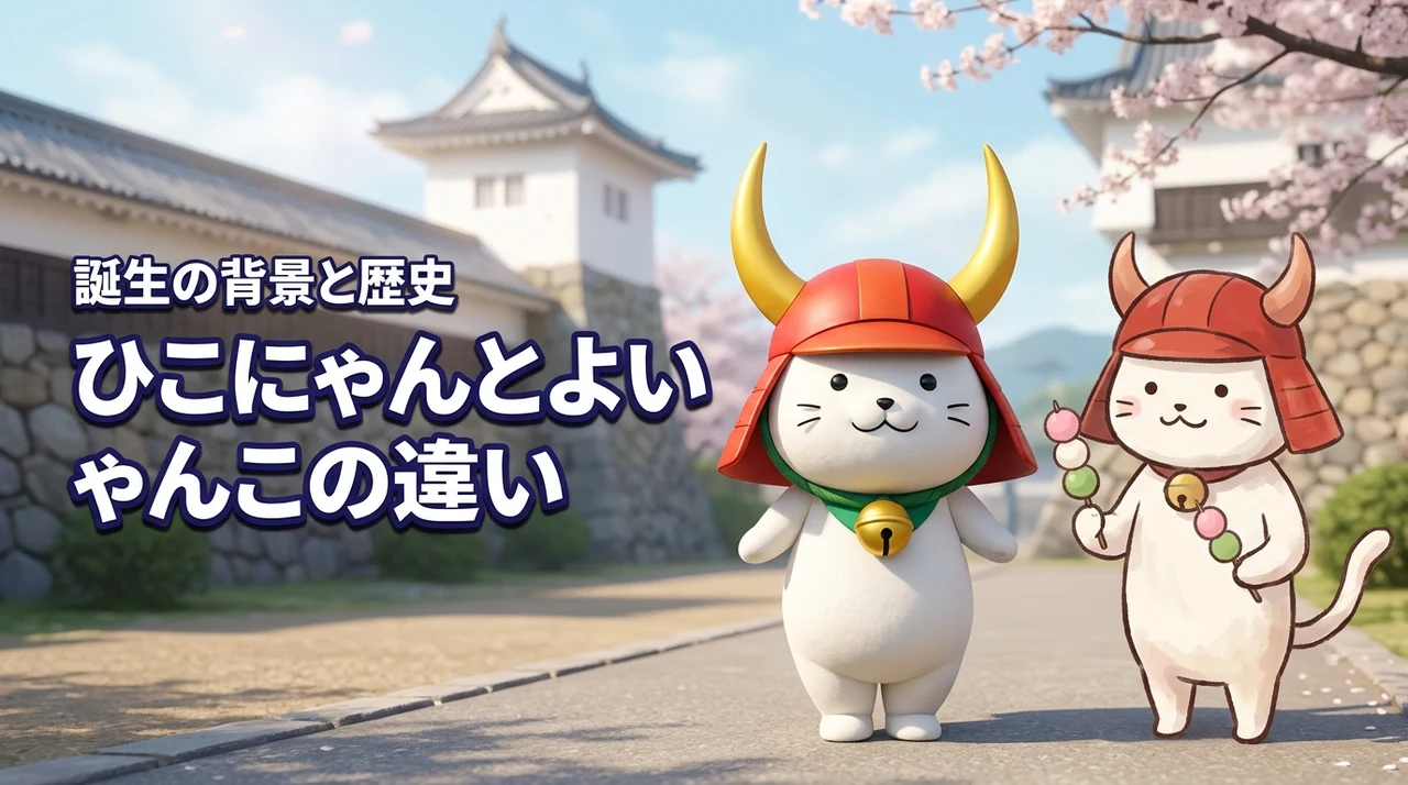 ひこねのよいにゃんことひこにゃんの違いは？なぜ似てるのか誕生の背景と歴史を調査