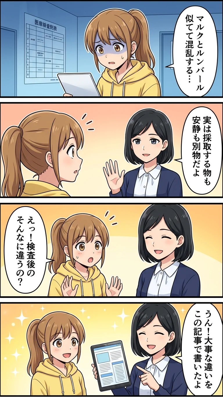 骨髄穿刺 腰椎穿刺 違い