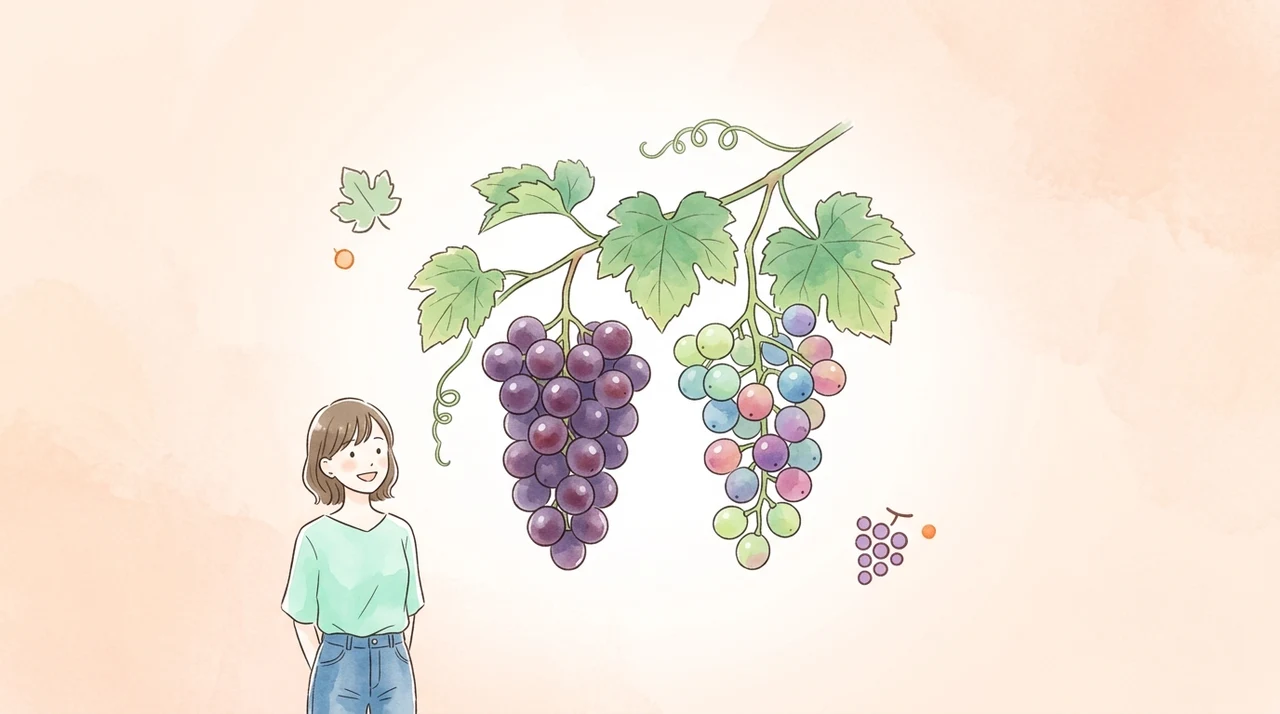 野ぶどうと山ぶどうの違いと見分け方