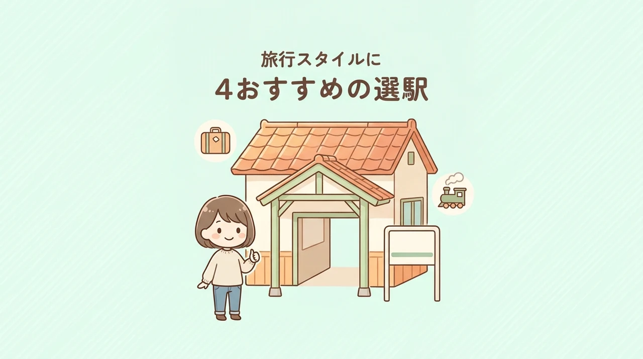 観光スタイルで決めるおすすめの駅4選
