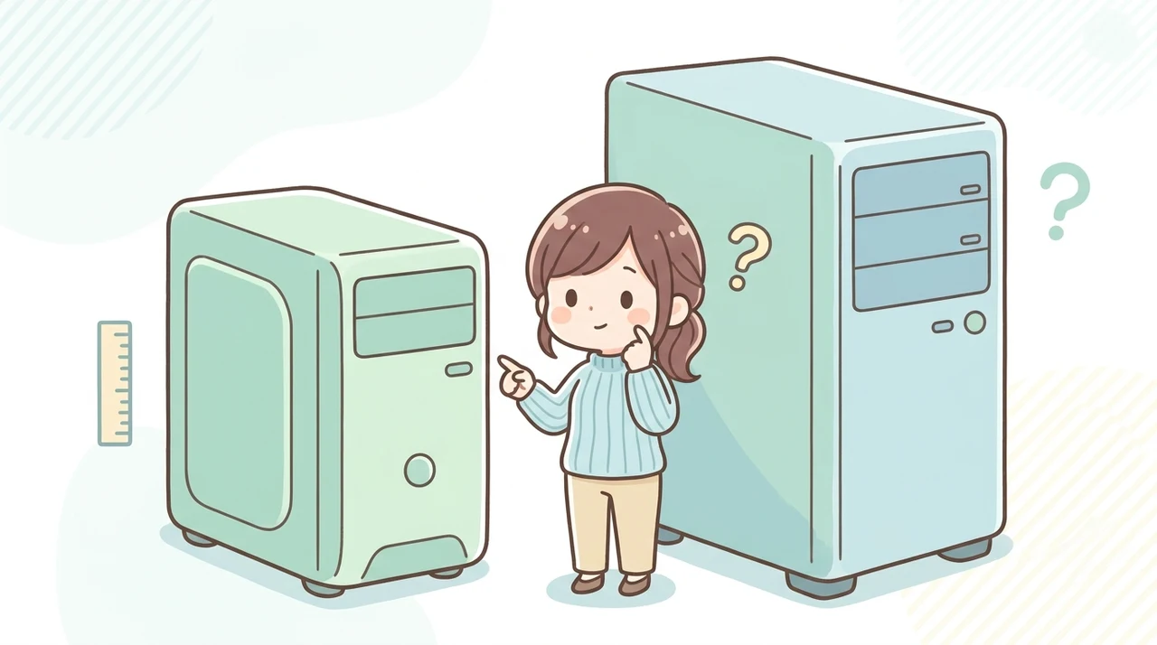 ミニタワーとミドルタワーの決定的な違い