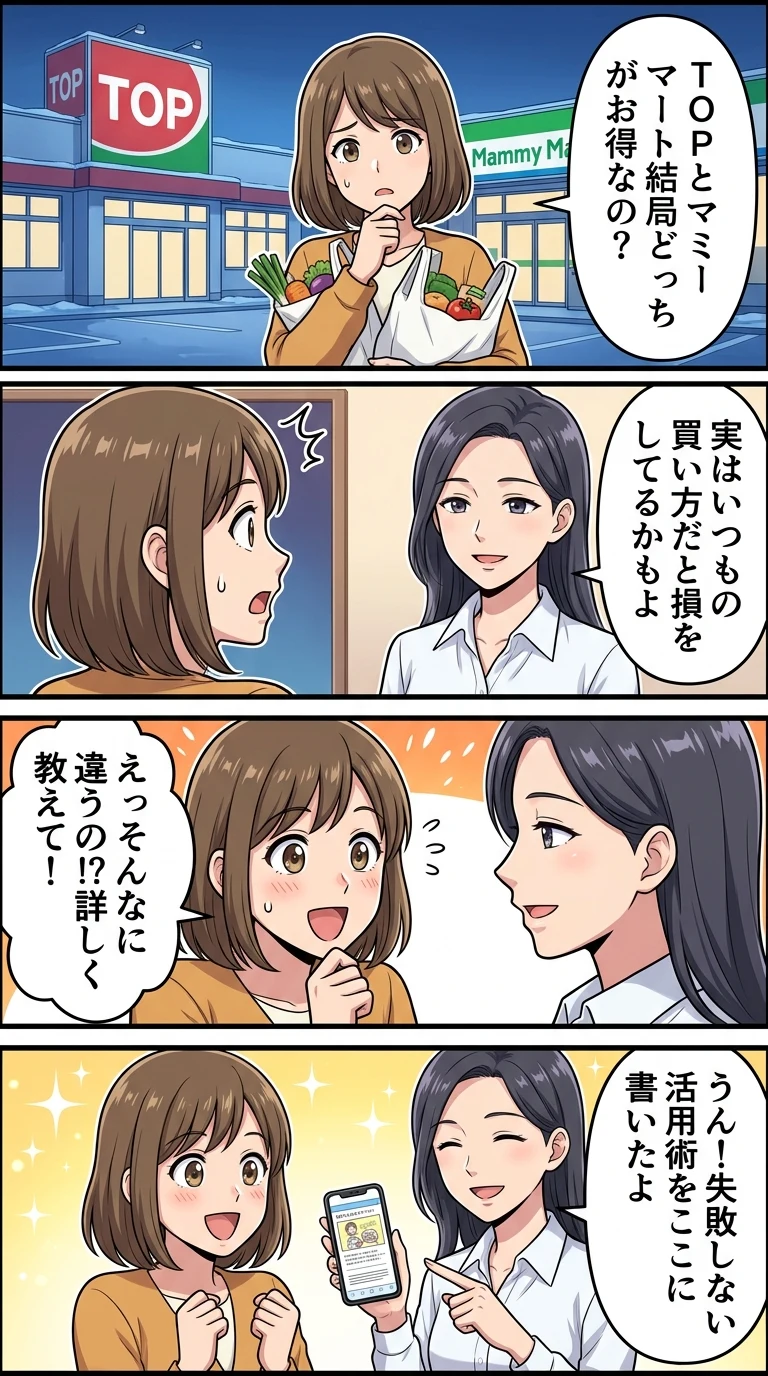 生鮮市場top マミーマート 違い