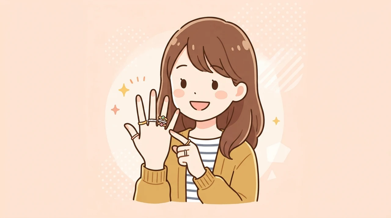指輪の色違い重ね付けによるメリット5つ