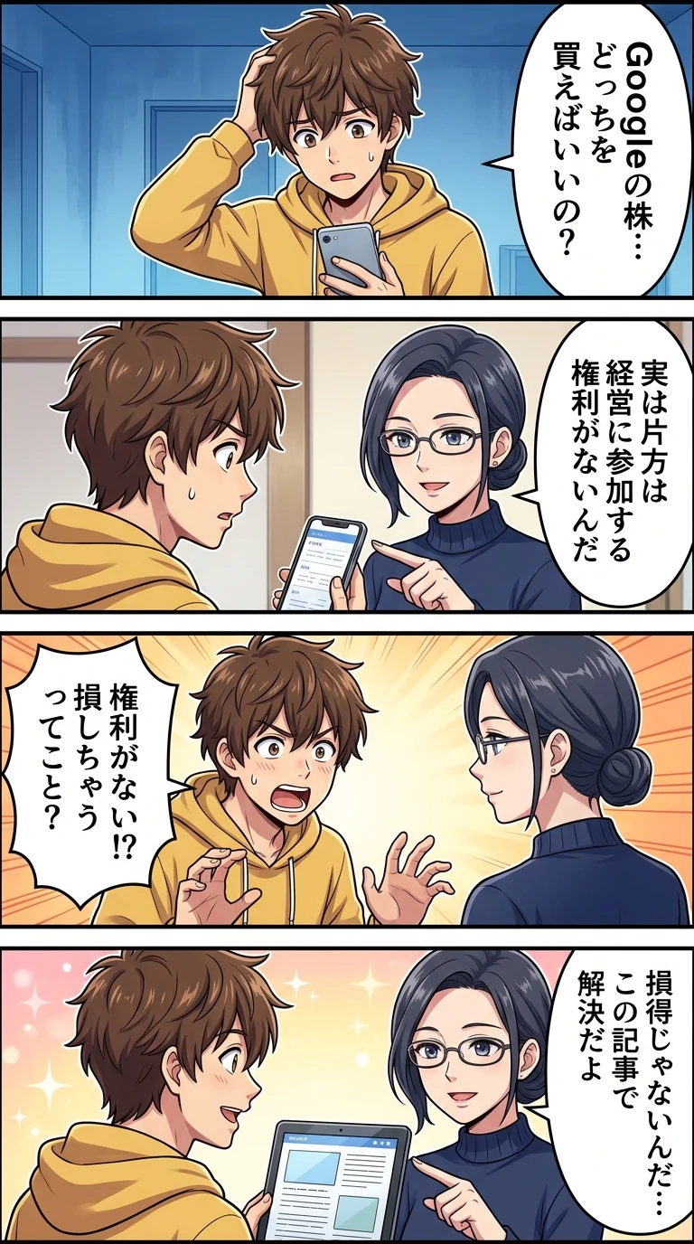 アルファベット グーグル 違い