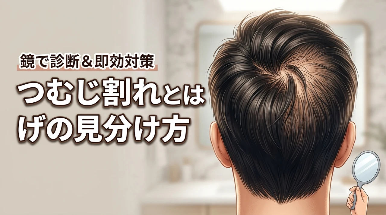 つむじ割れとはげの違いが不安な方へ！鏡で今すぐできる見分け方と対策