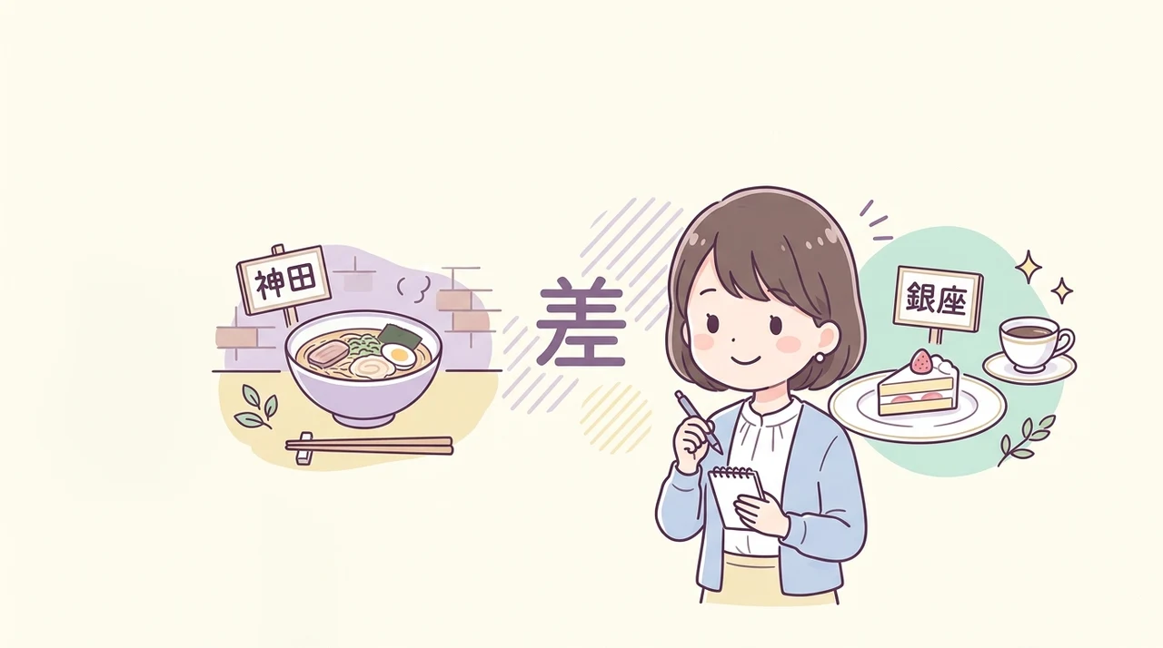 神田店と銀座店のメニューや雰囲気の差