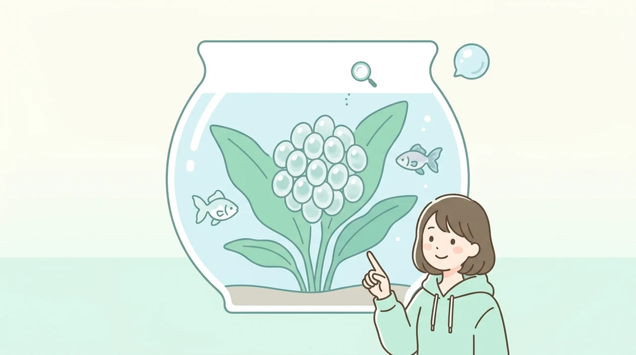 水槽内の謎の卵を見分ける特徴5選