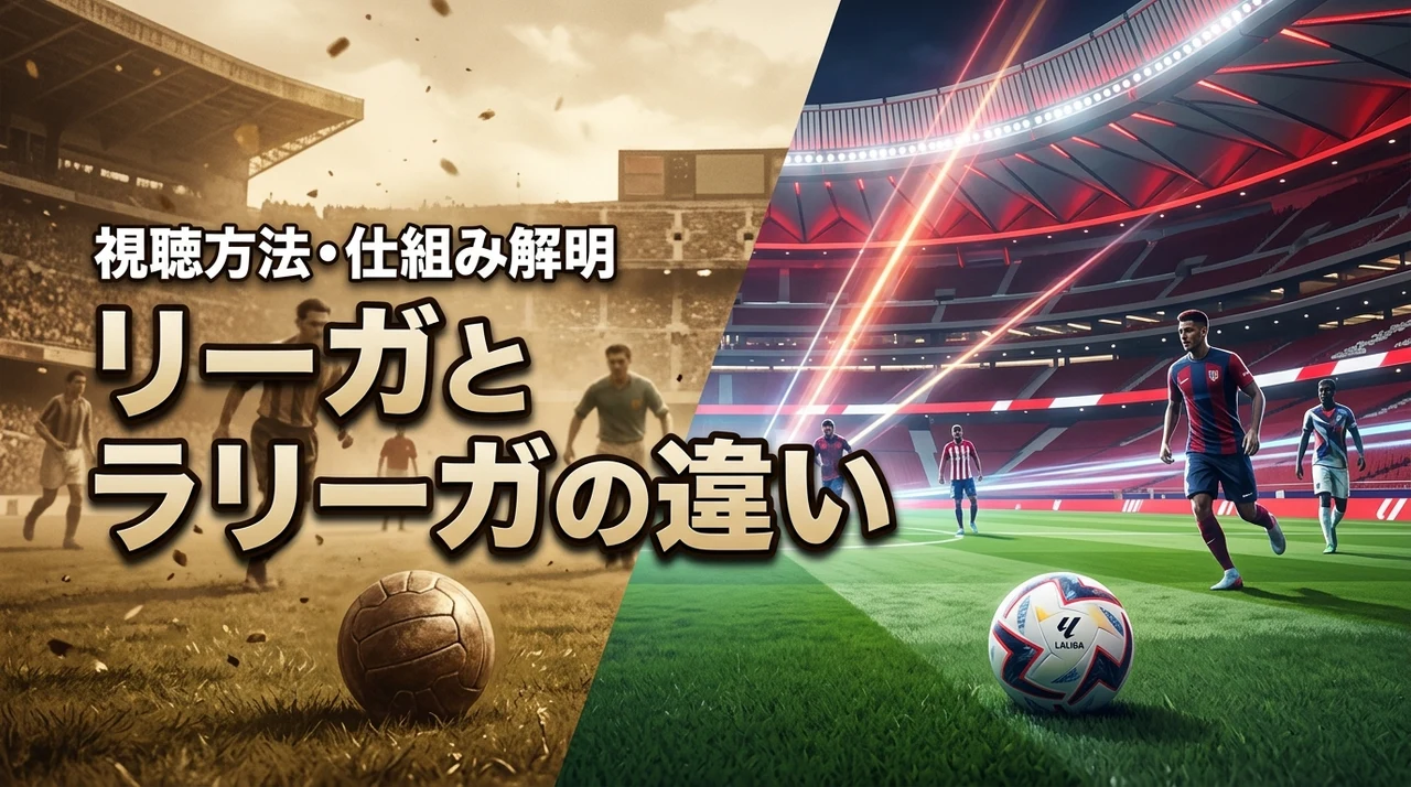 【結論】リーガエスパニョーラとラリーガの違いは呼称だけ！視聴方法や仕組みを解明