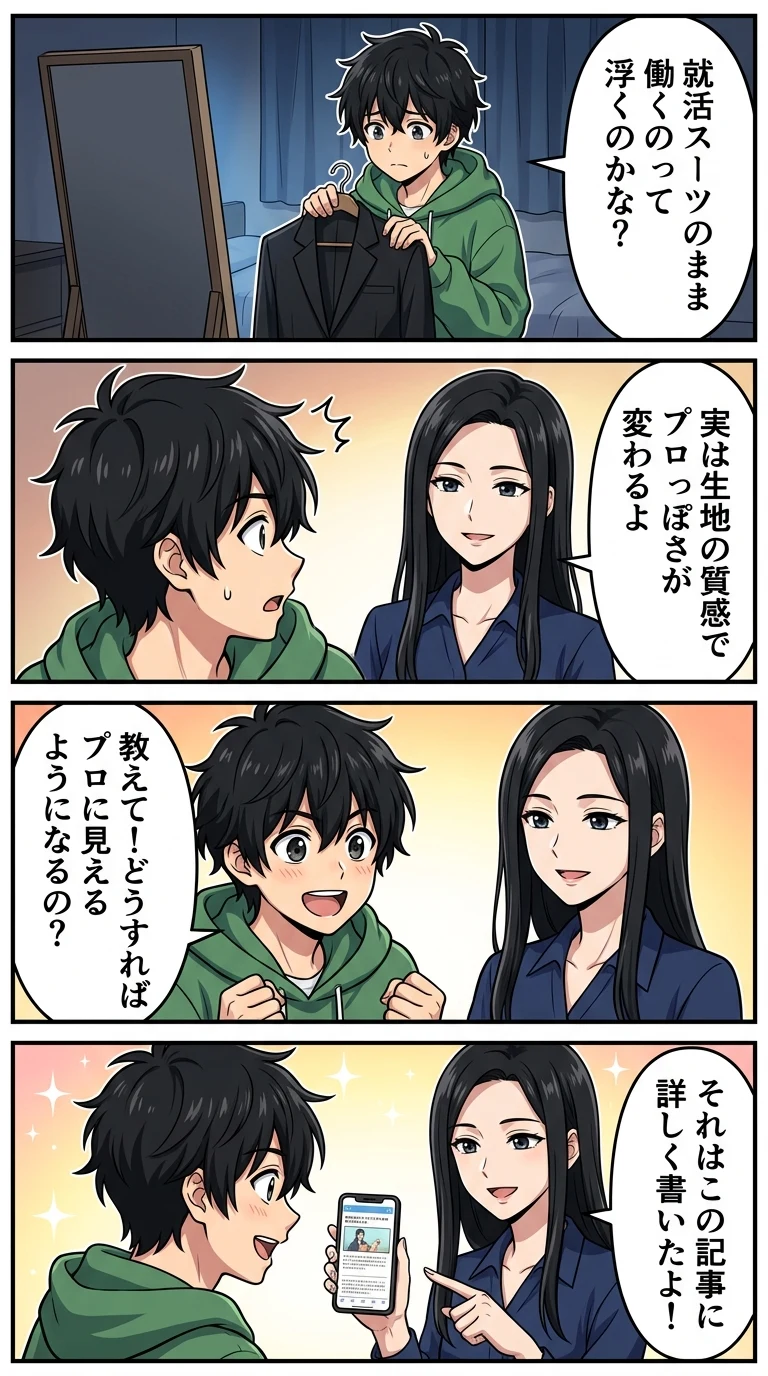 リクルートスーツ ビジネススーツ 違い 見た目 女性