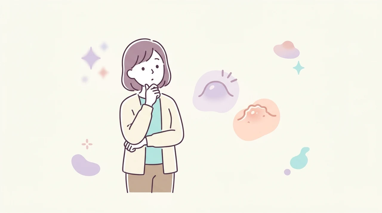 化膿性汗腺炎と粉瘤の違いと見分け方