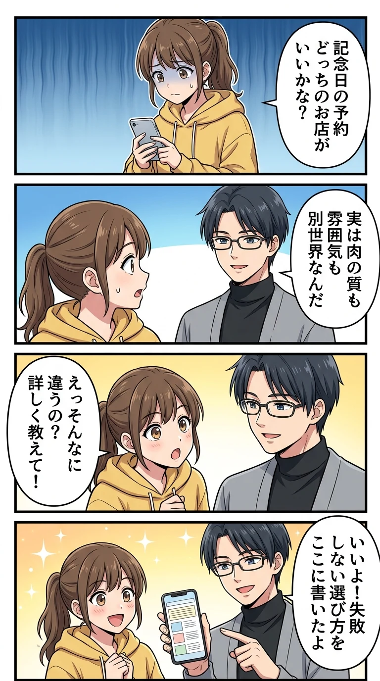 あぶりや ワンカルビ 違い