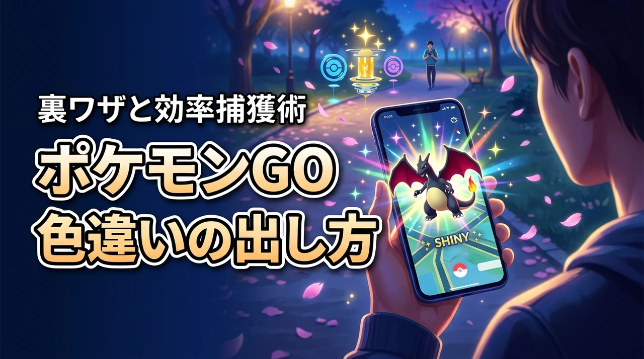 ポケモンgoで色違いの出し方に裏ワザはある？効率的な捕獲手順とデバイス活用法