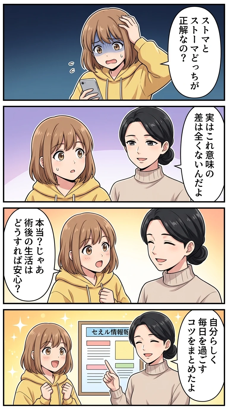 ストマ ストーマ 違い