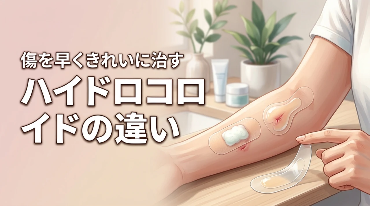 ハイドロコロイドとキズパワーパッドの違いは何？傷を早くきれいに治す安全な使い方