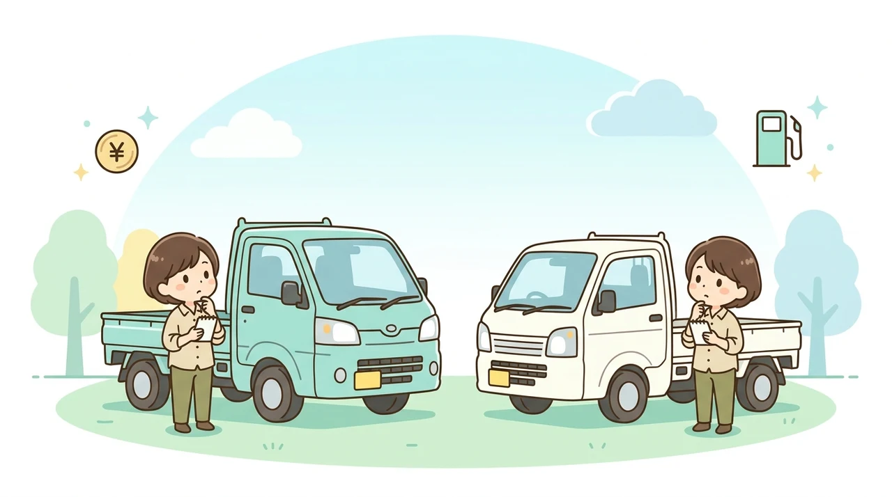 1トントラックと軽トラの違いとは？スペックと維持費