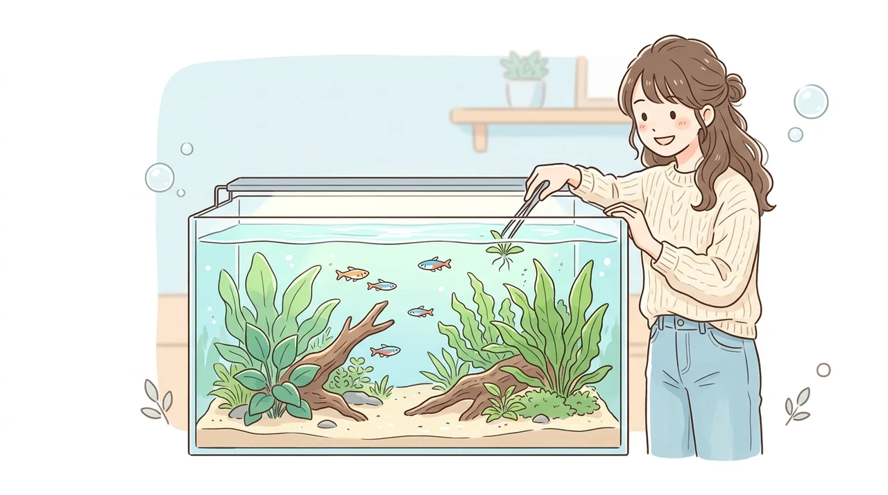 再発を防ぐ水槽リセットと環境管理