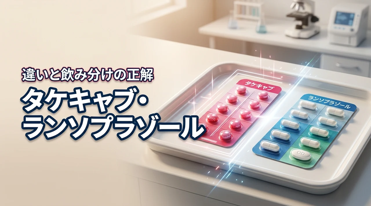 【専門家監修】タケキャブとランソプラゾールの違いと正しい飲み分けの正解