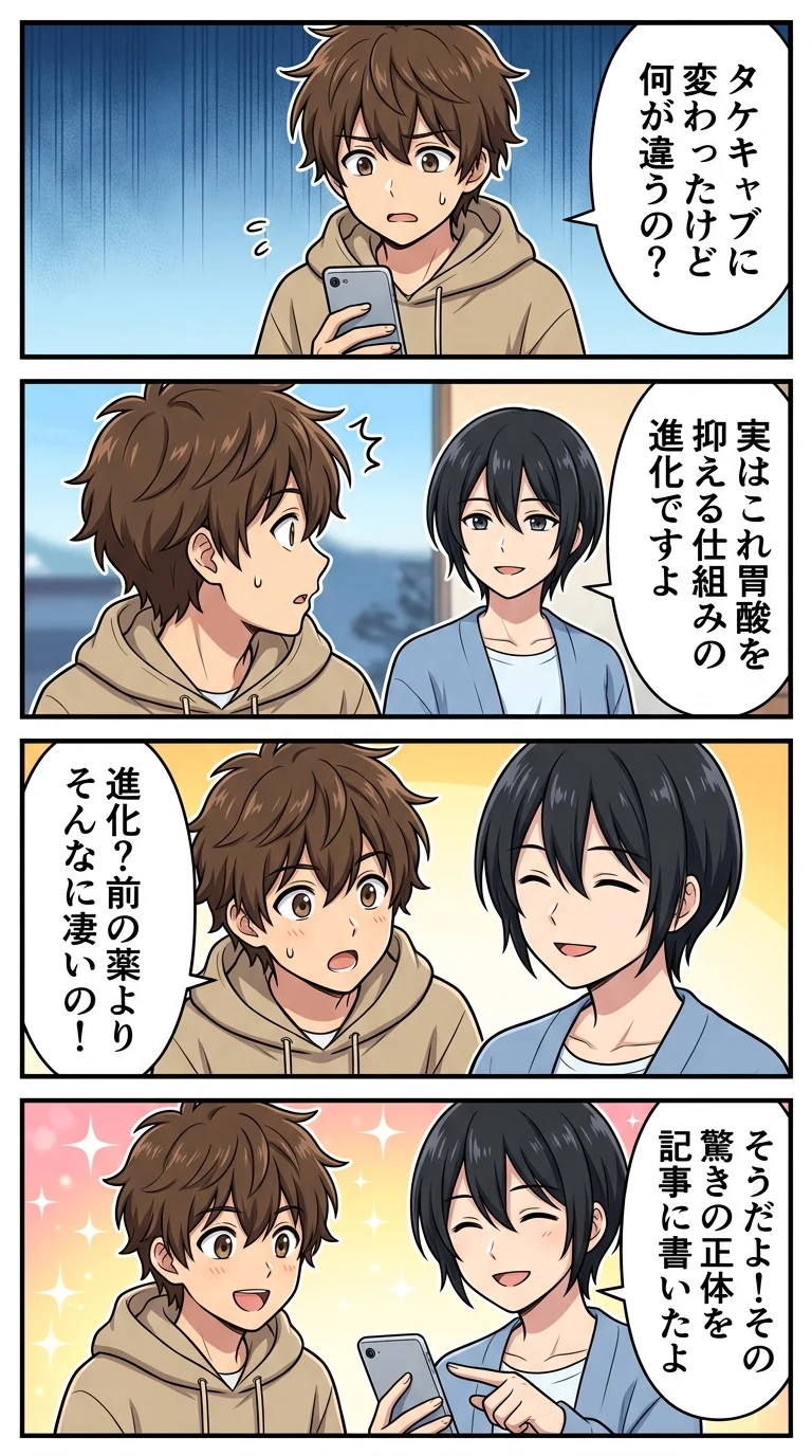 タケキャブ ランソプラゾール 違い