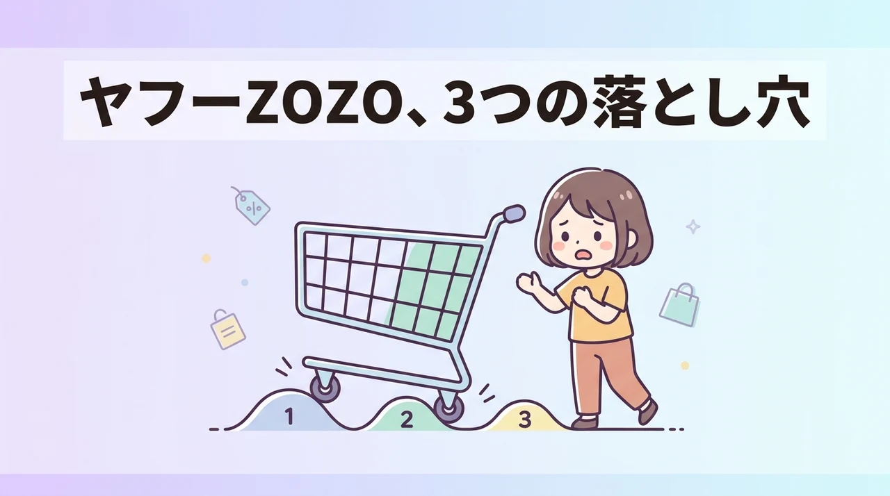 ヤフーショッピングでZOZOを使うデメリット3つ