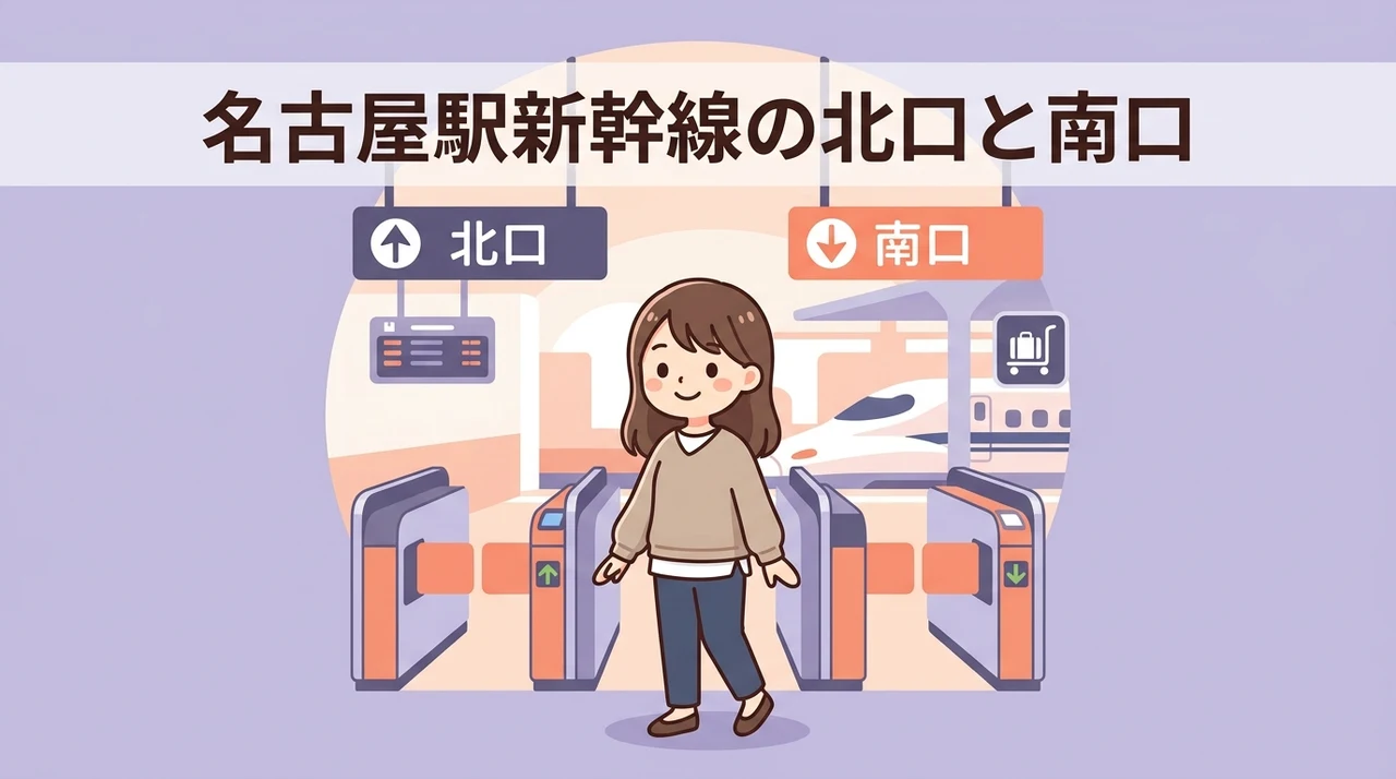 名古屋駅新幹線の北口と南口の違いを徹底解説