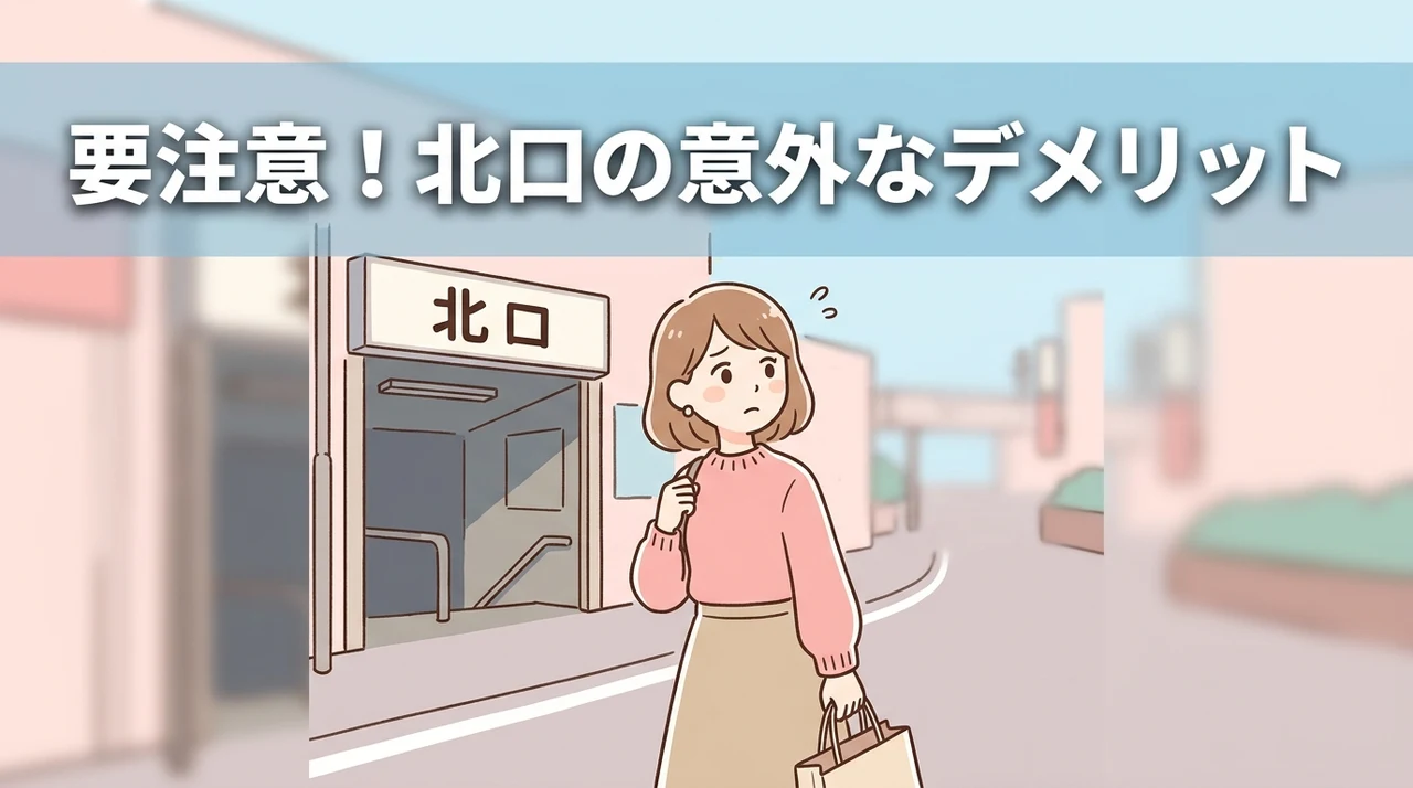 北口を利用する際の注意点とデメリット
