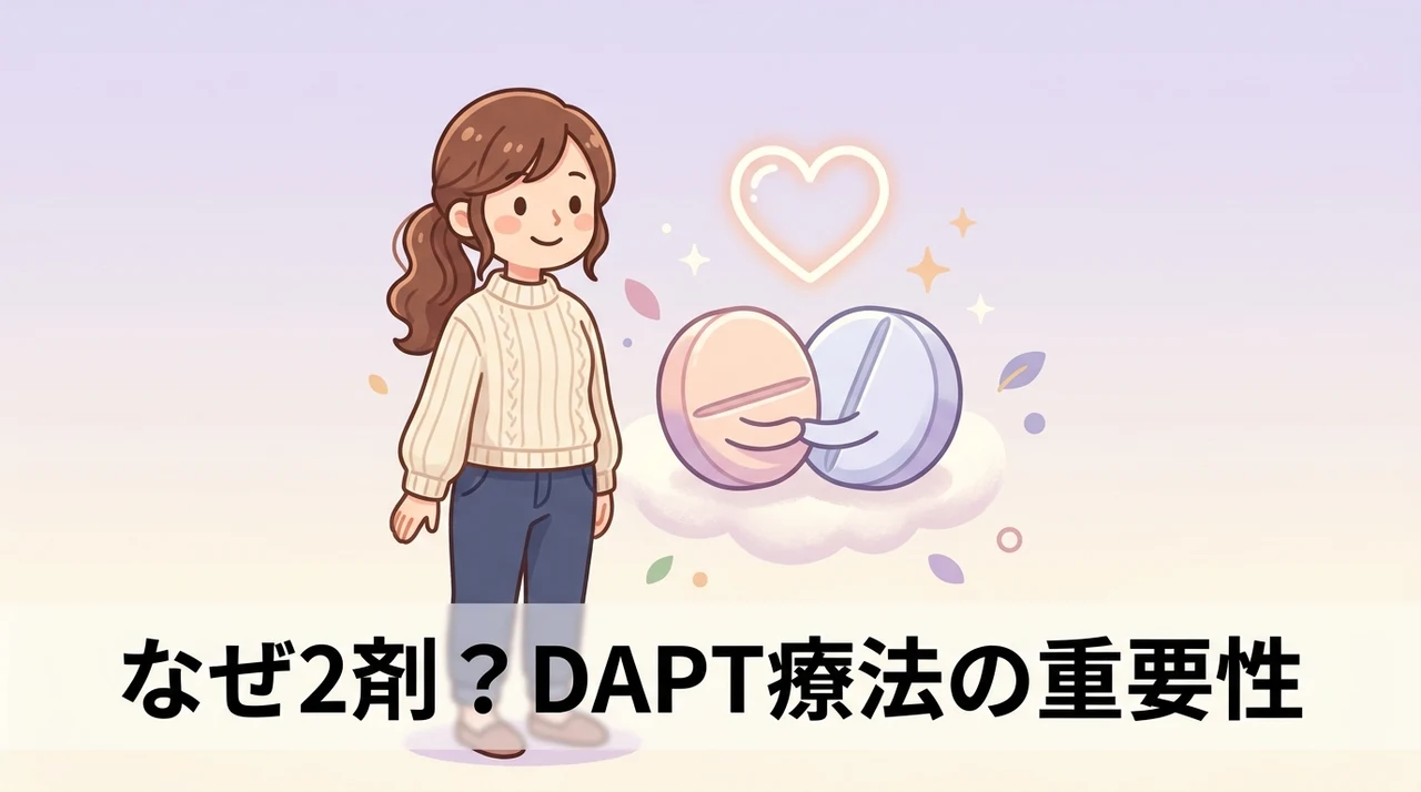 バイアスピリン等2剤を併用するDAPTの意義