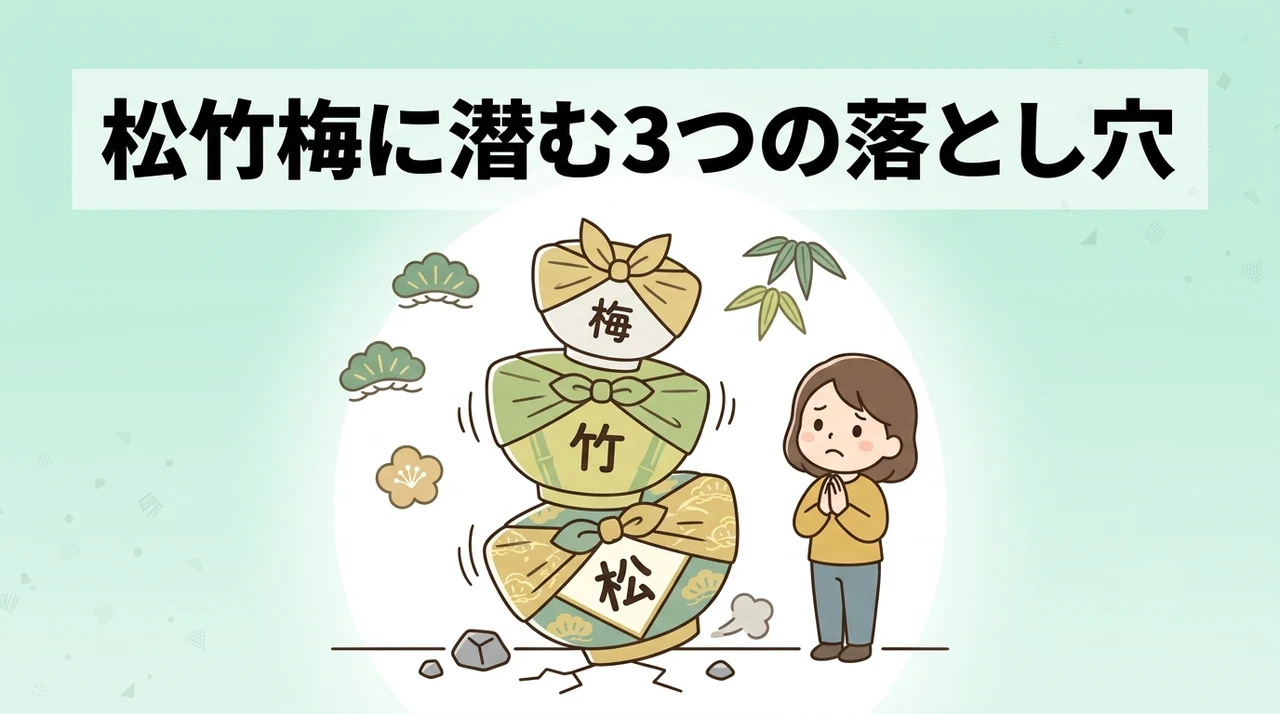 知っておきたい松竹梅のデメリット3つ
