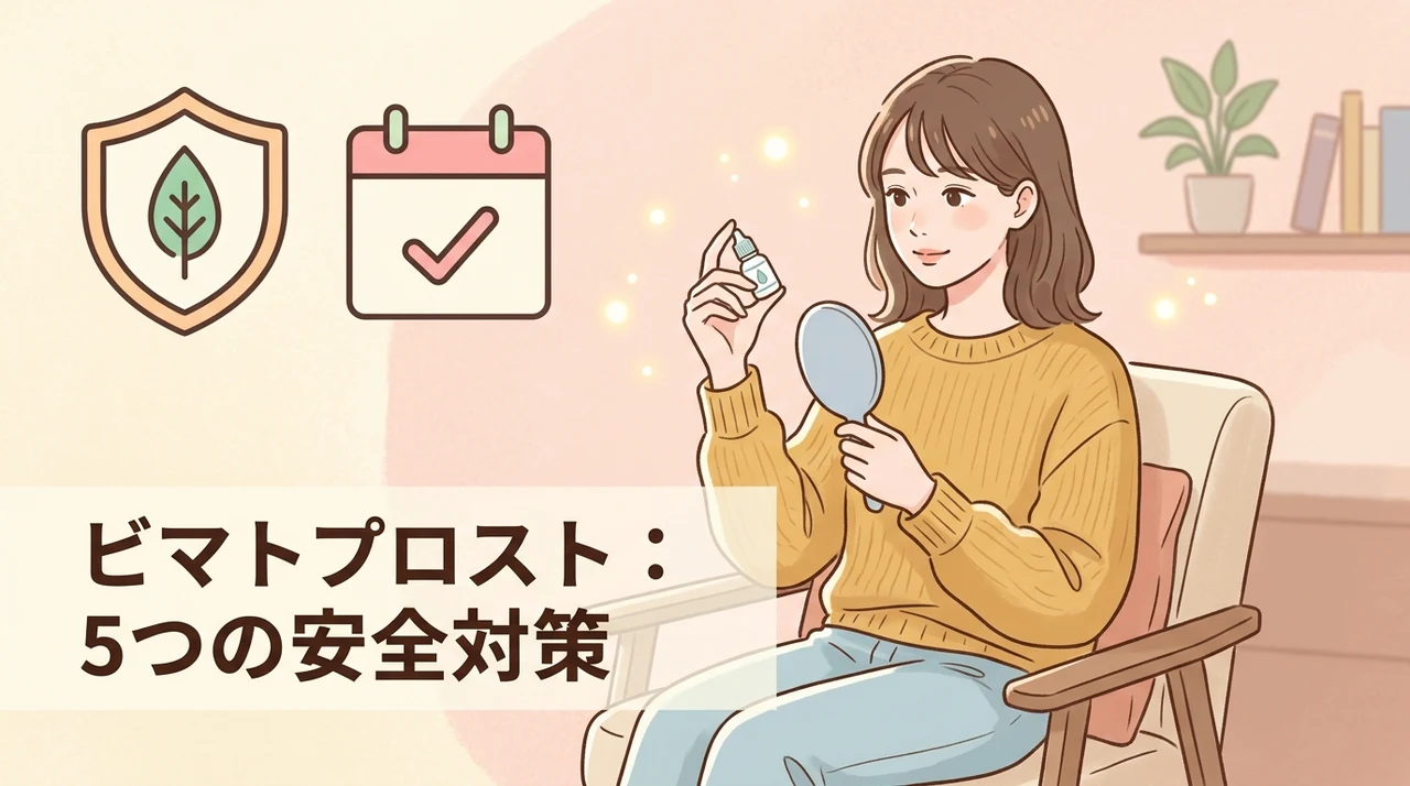ビマトプロストを安全に使うための5つの対策