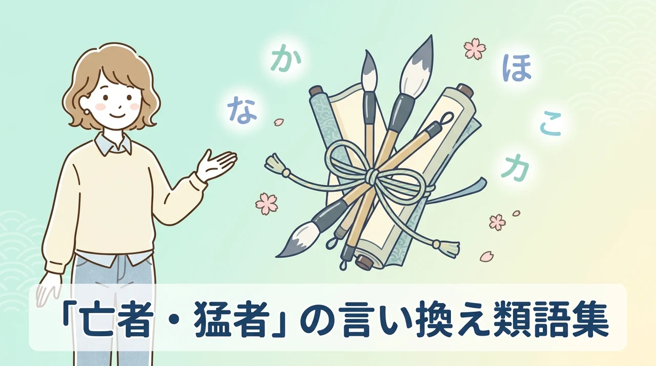 亡者や猛者の言い換えに役立つ類義語