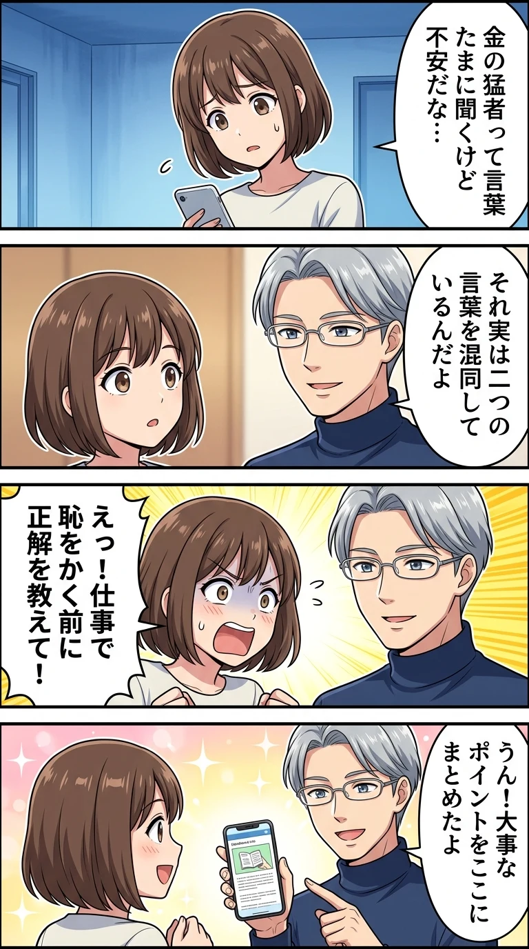 亡者 猛者 違い