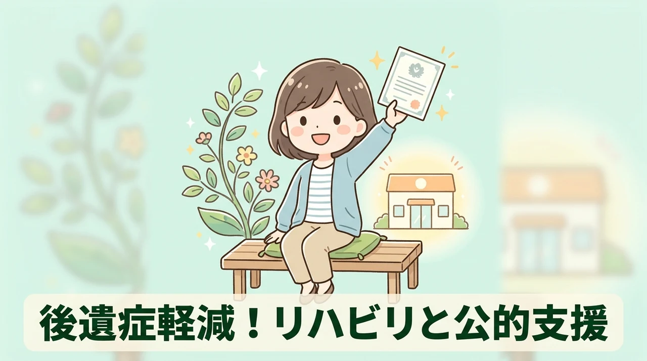 後遺症を軽減するリハビリと公的支援