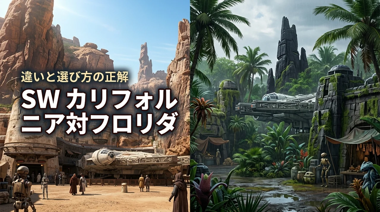 スターウォーズのカリフォルニアとフロリダの違いで迷う人必見！選び方の正解はこれ