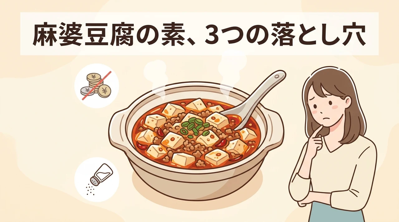 麻婆豆腐の素を活用するデメリット3つ