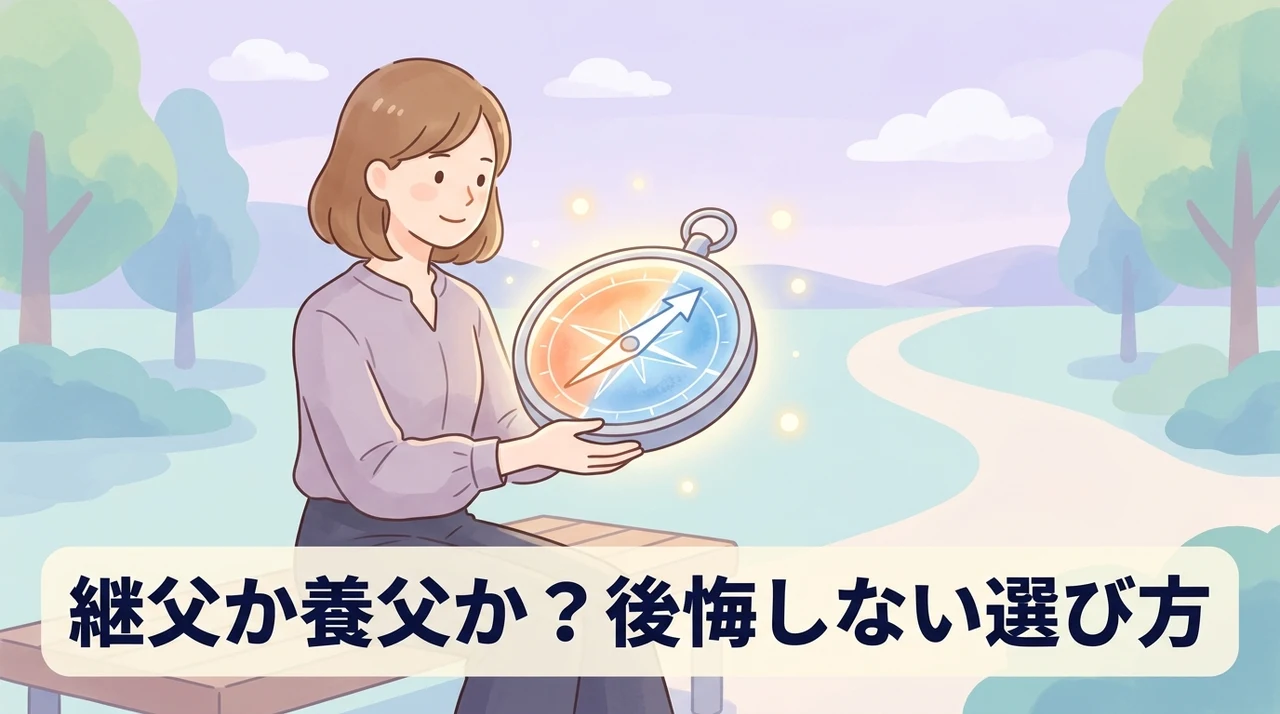 継父と養父のどちらを選ぶべきか判断基準