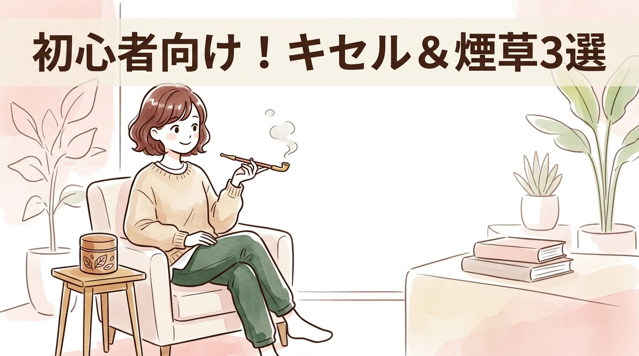 初心者に最適なキセルとタバコ葉3選