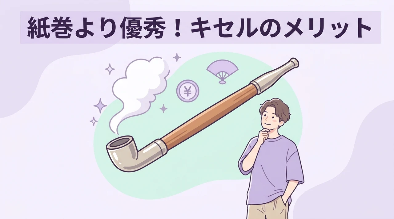 紙巻タバコよりキセルが優れているメリット