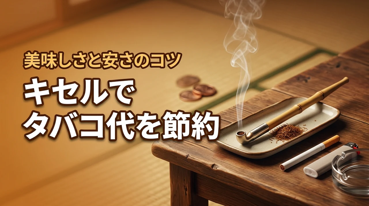 キセルとタバコの違いを知れば節約できる!美味しさと安さを両立するコツを伝授
