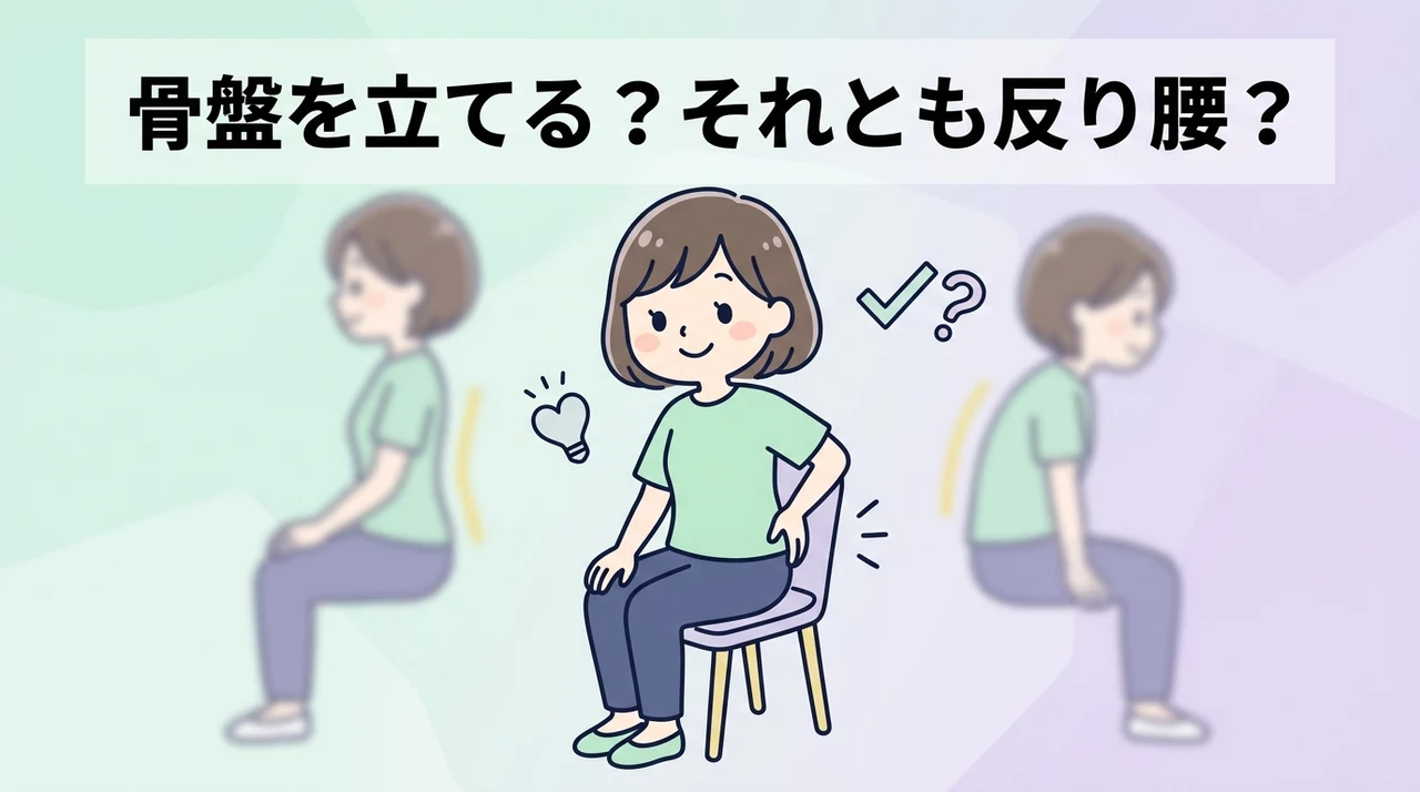 骨盤を立てると反り腰の違いとは？姿勢の基本知識