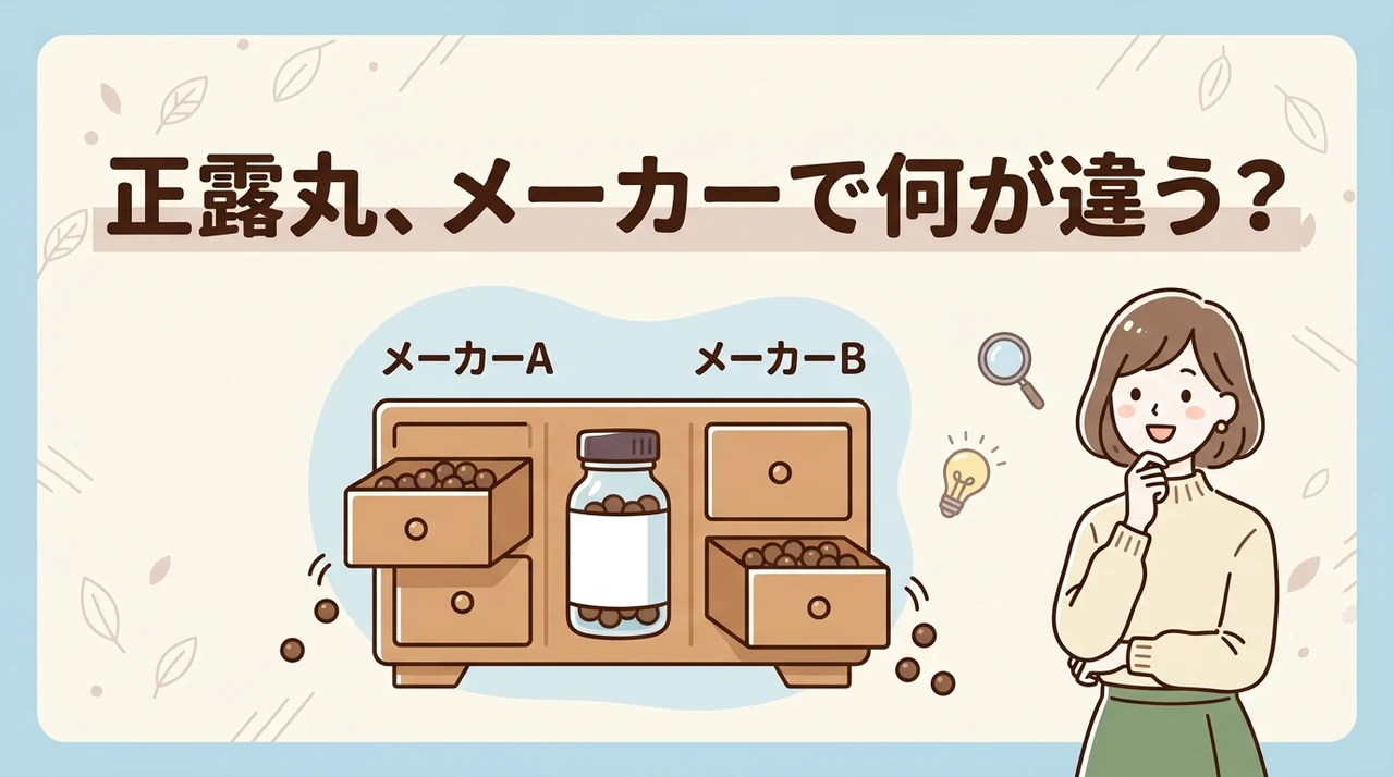正露丸のメーカーと成分の違いを徹底解説