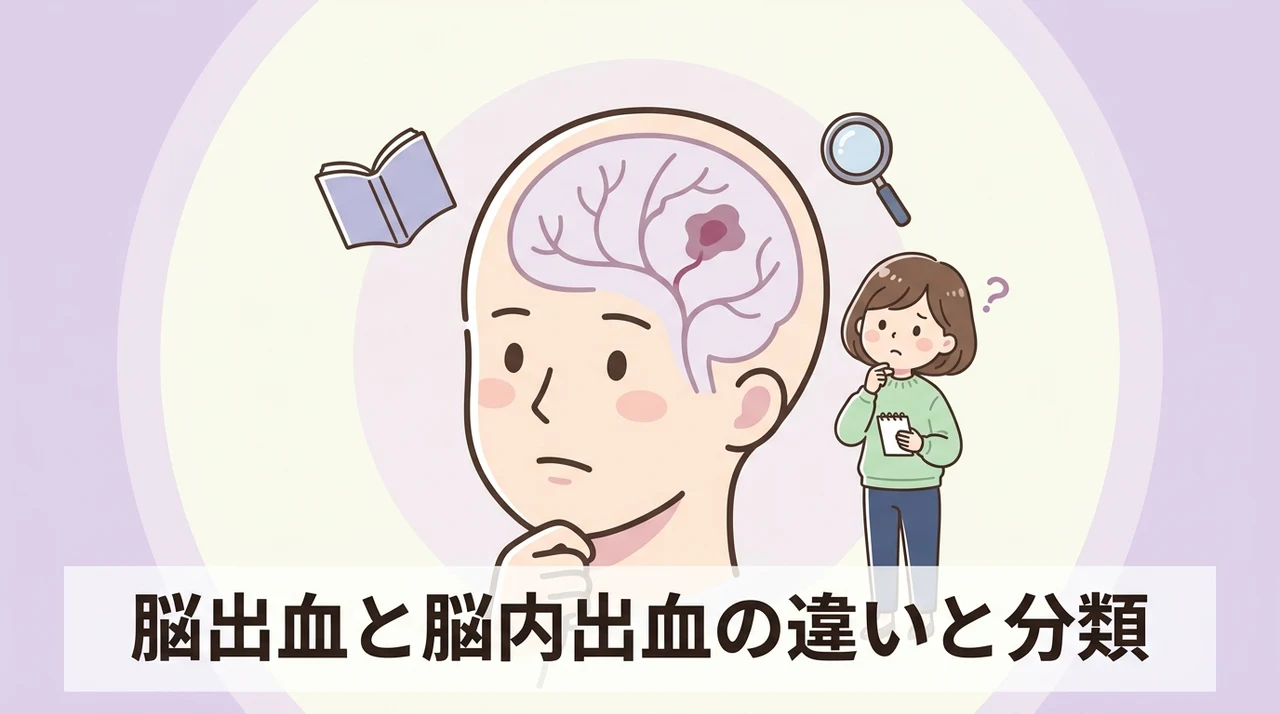 脳内出血と脳出血の違いと脳卒中の分類