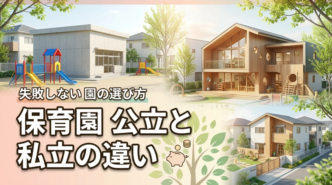 保育園の公立と私立の違いを徹底比較！料金以外に注目すべき失敗しない園選びのコツ