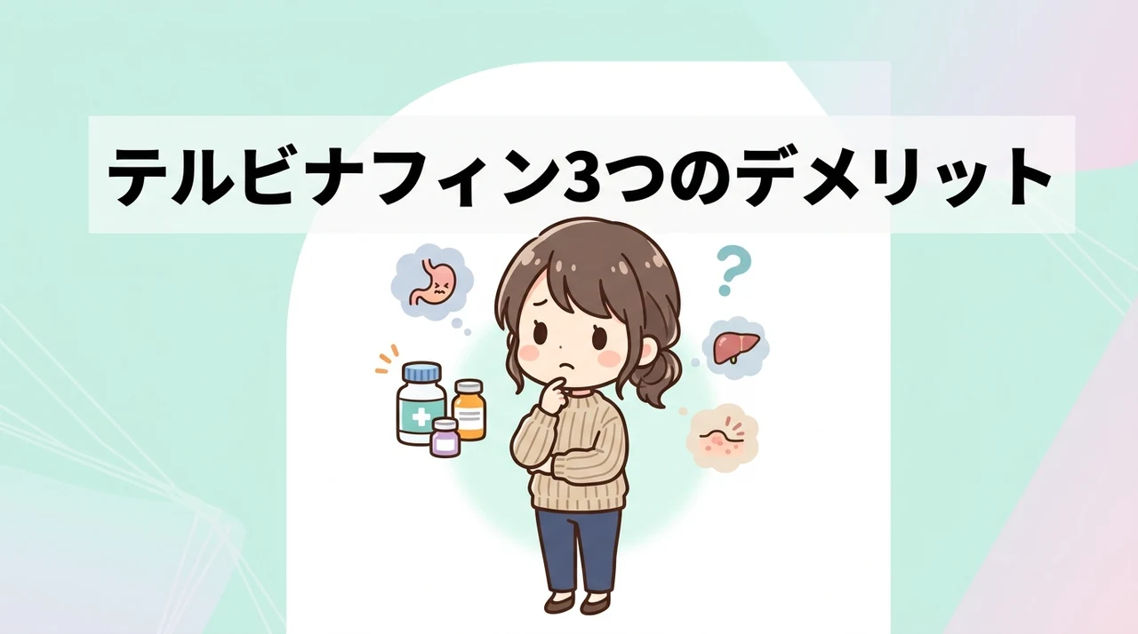 テルビナフィン剤等のデメリット3つ