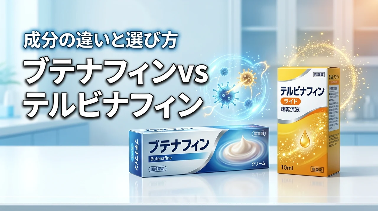 水虫に効くのはどっち？ブテナフィンとテルビナフィンの違いを知って正しく治そう