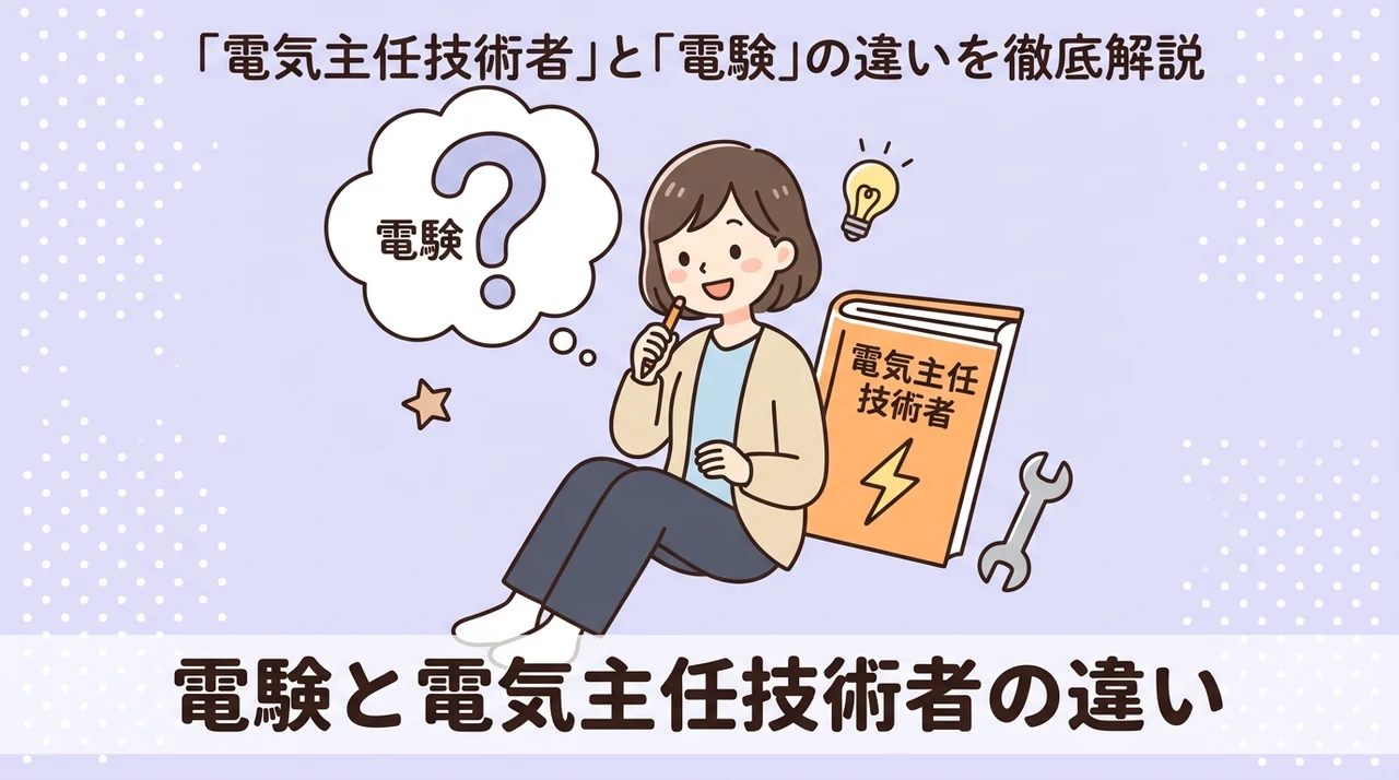 「電気主任技術者」と「電験」の違いを徹底解説