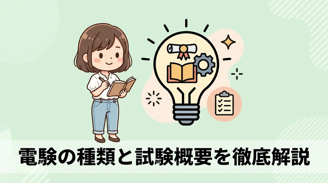電気主任技術者の種類と試験概要