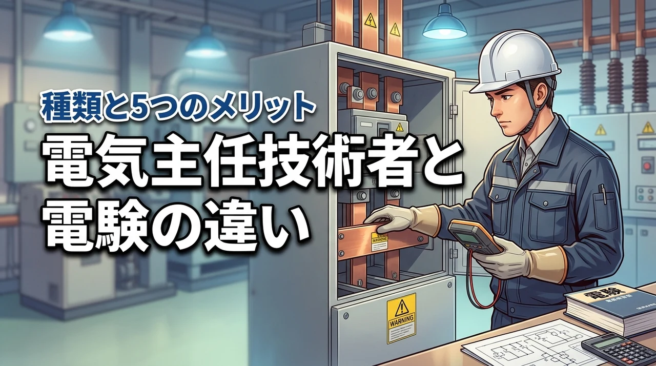 電気主任技術者と電験の違いは？資格の種類や取得する5つのメリットを紹介